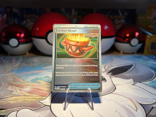 Pokemon Card Earthen Vessel Pokeball Holo Trainer (Listing #487)
