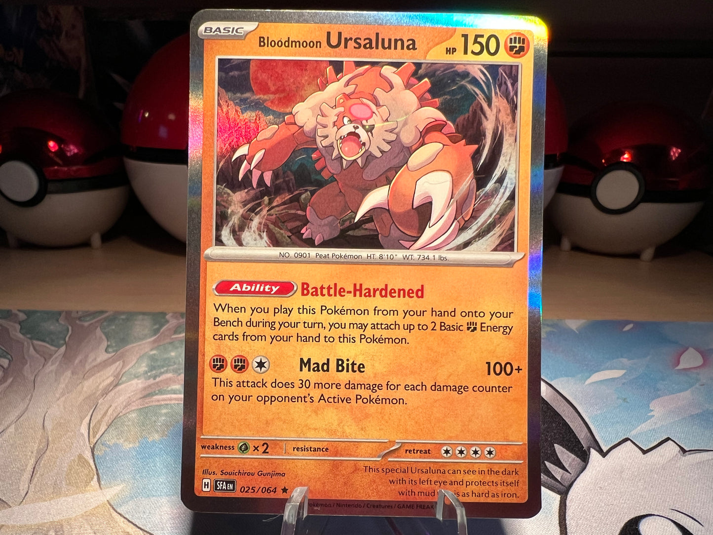 Pokemon Card Holo Bloodmoon Ursaluna (Listing #3
