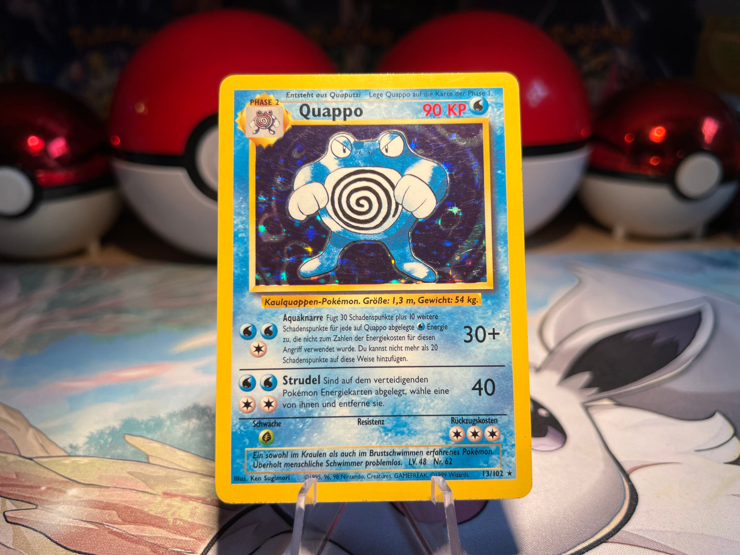 Pokemon Card Poliwrath Vintage Holo (Listing #484)