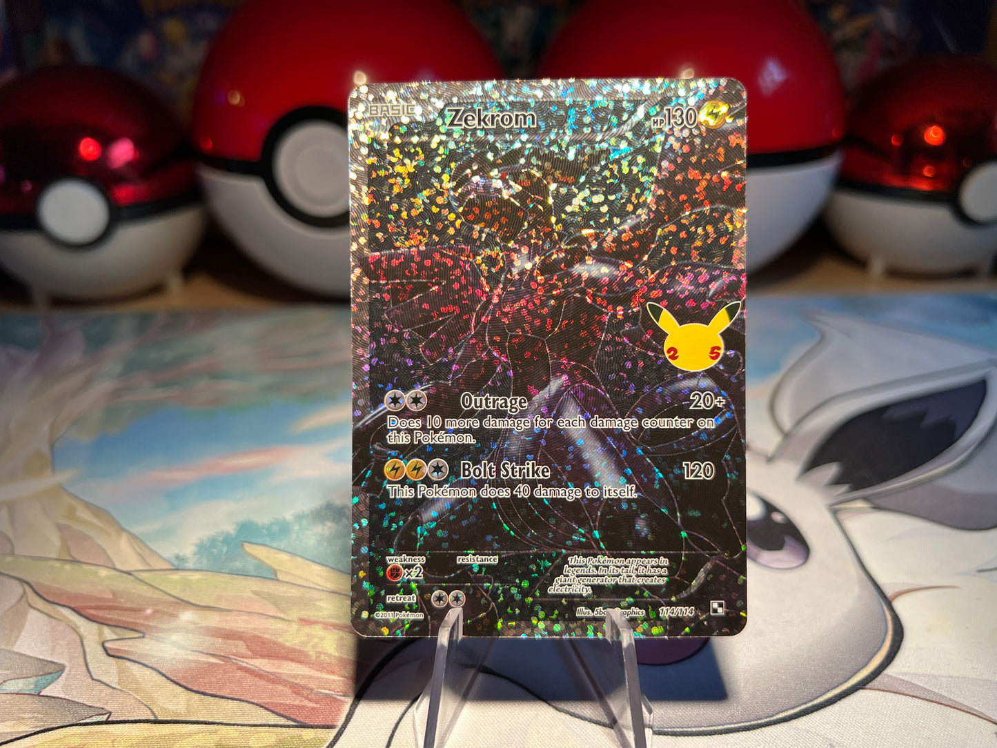Pokemon Card Zekrom Full Art (Listing #507)