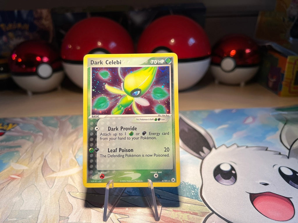 Pokemon Card Vintage Holo Dark Celebi (Listing #153)