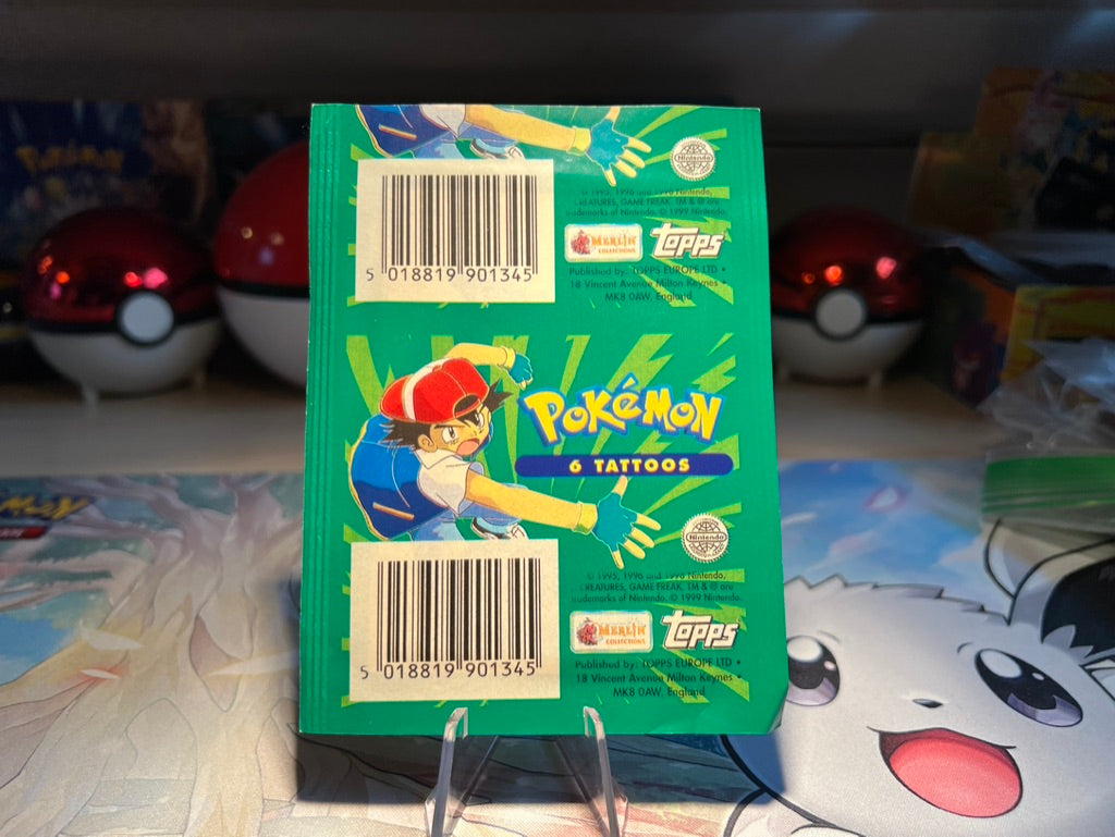 Sealed Vintage Pokemon Tattoos (Listing #197)