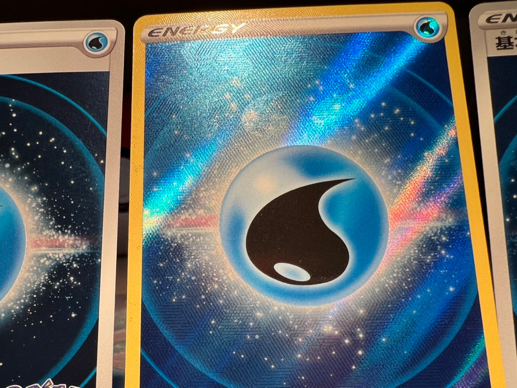 Pokemon Holo Water Energy Cards (Listing #195)