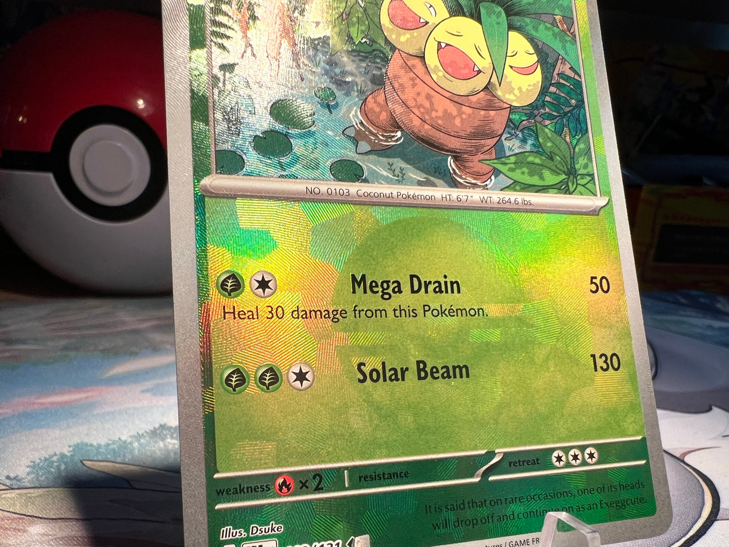Pokemon Card Exeggutor Pokeball Holo (Listing #498)