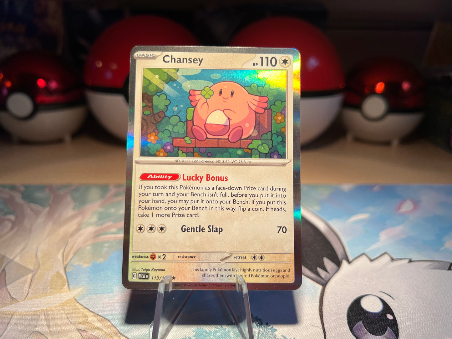 Pokemon Card Holo Chansey (Listing #5)