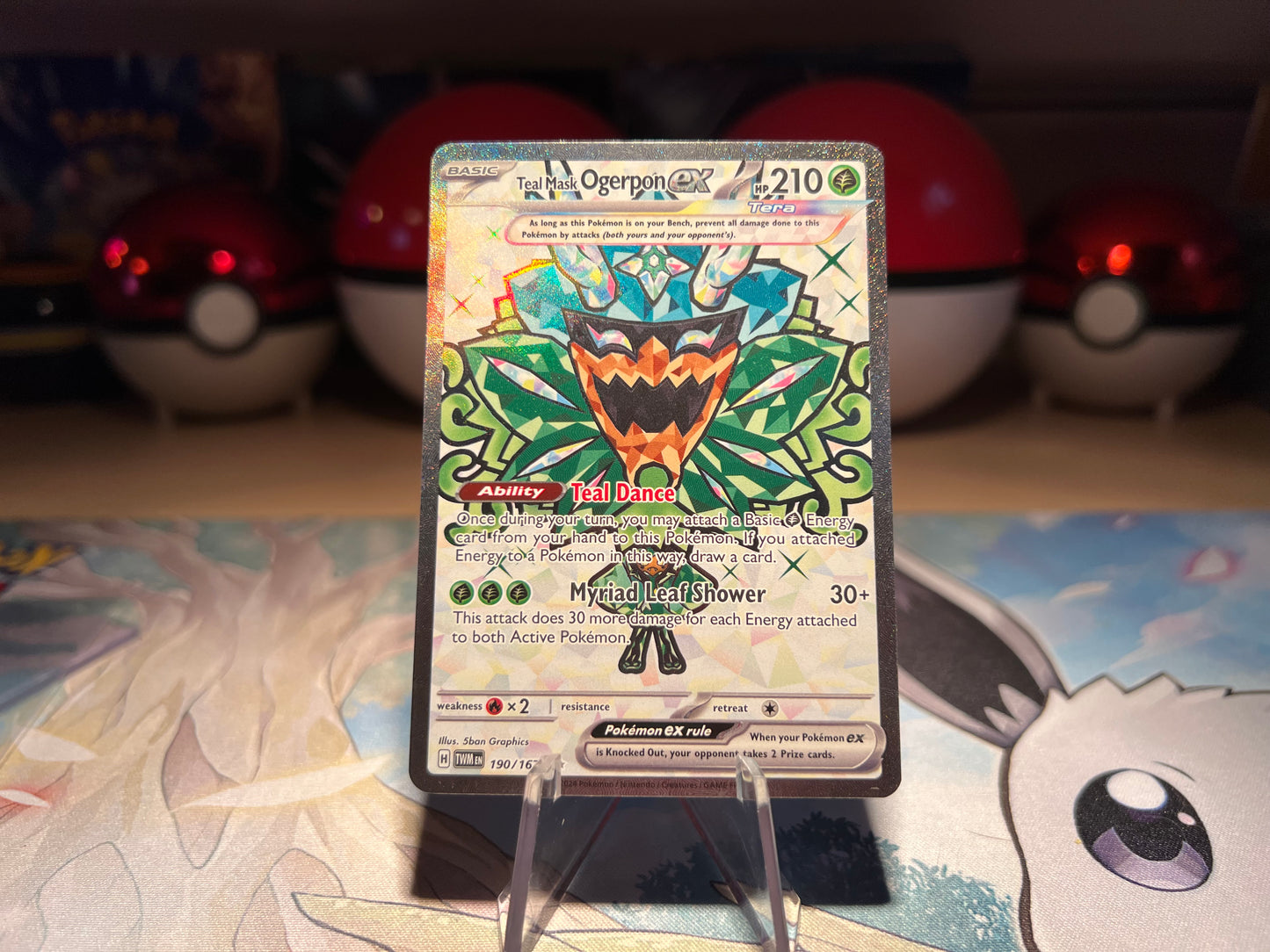 Pokemon Card Teal Mask Ogerpon EX (Listing #23)