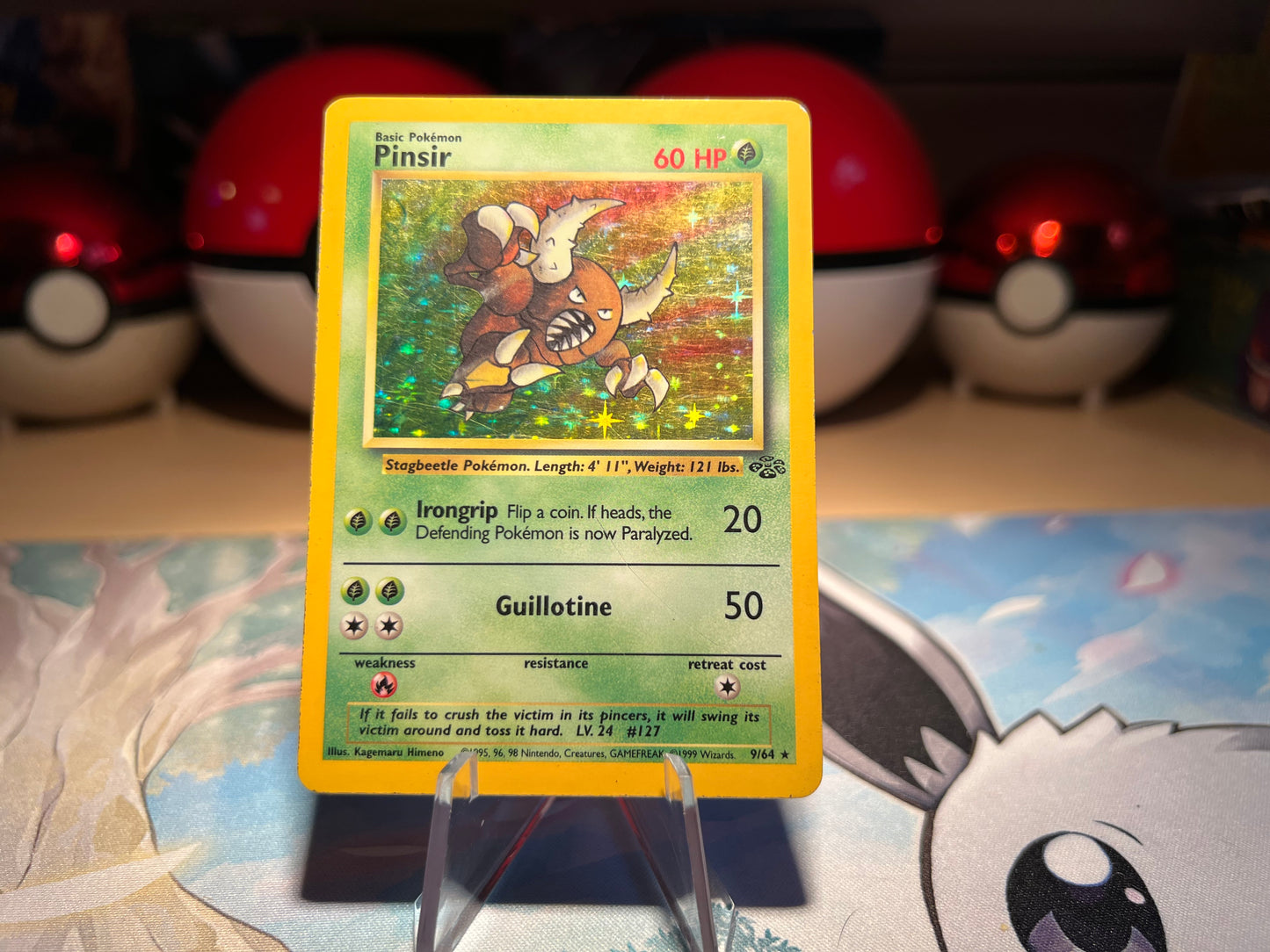 Pokemon Card Vintage Holo Pinsir (MP) (Listing #49)