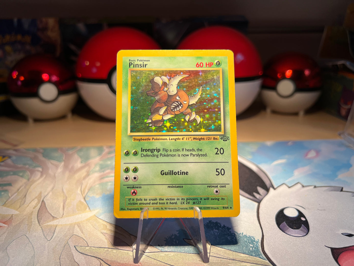 Pokemon Card Vintage Holo Pinsir (MP) (Listing #57)