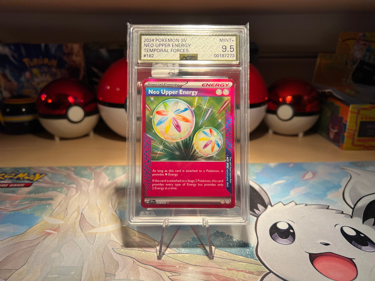 AGS 9.5 Graded Neo Upper Energy Pokemon Card (Listing #60)