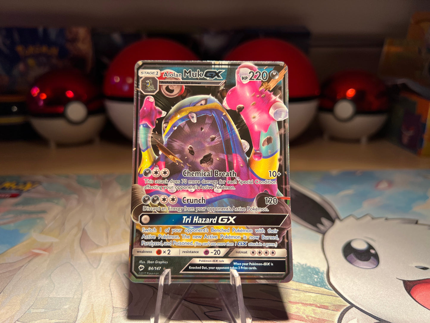 Pokemon Card Alolan Muk GX (LP)(Listing #103)