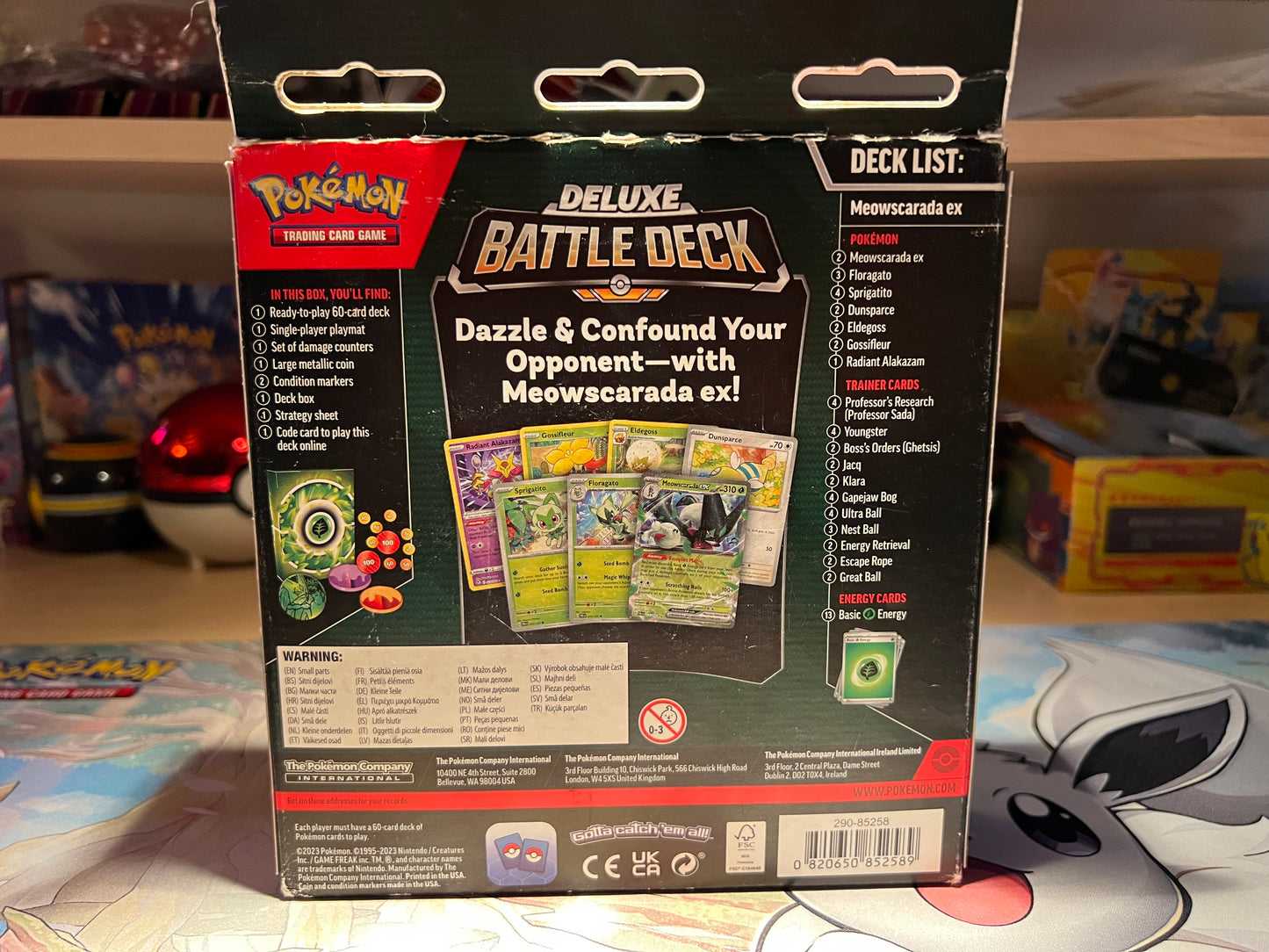 Sealed Deluxe Meowscarada Battle Deck (Listing #121)
