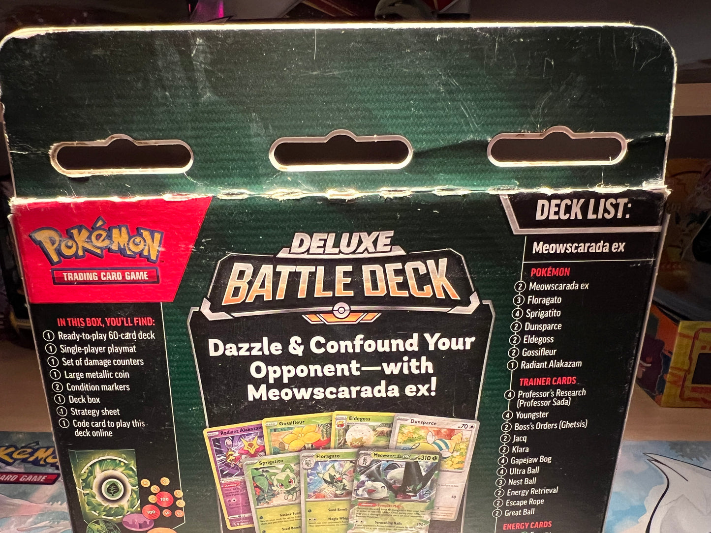 Sealed Deluxe Meowscarada Battle Deck (Listing #121)