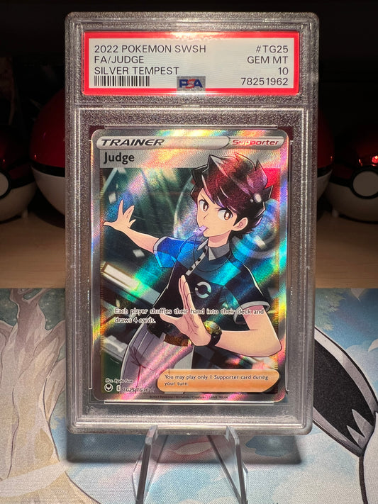 PSA Graded 10 Judge Trainer Pokemon Card (Listing #126)