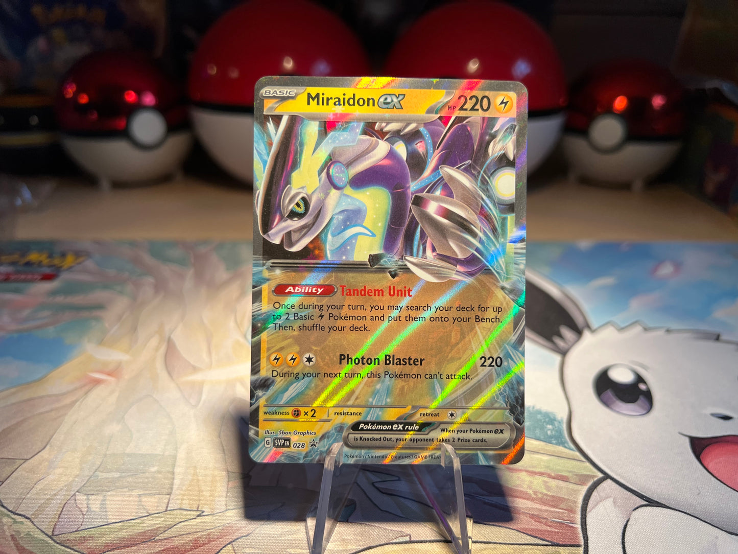 Pokemon Card Miraidon EX (Listing #169)