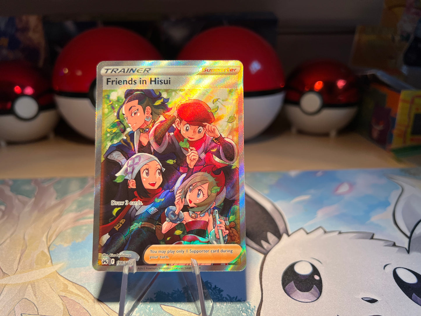 Pokemon Card Trainer Friends of Hisui Full Art Card (Listing #171)