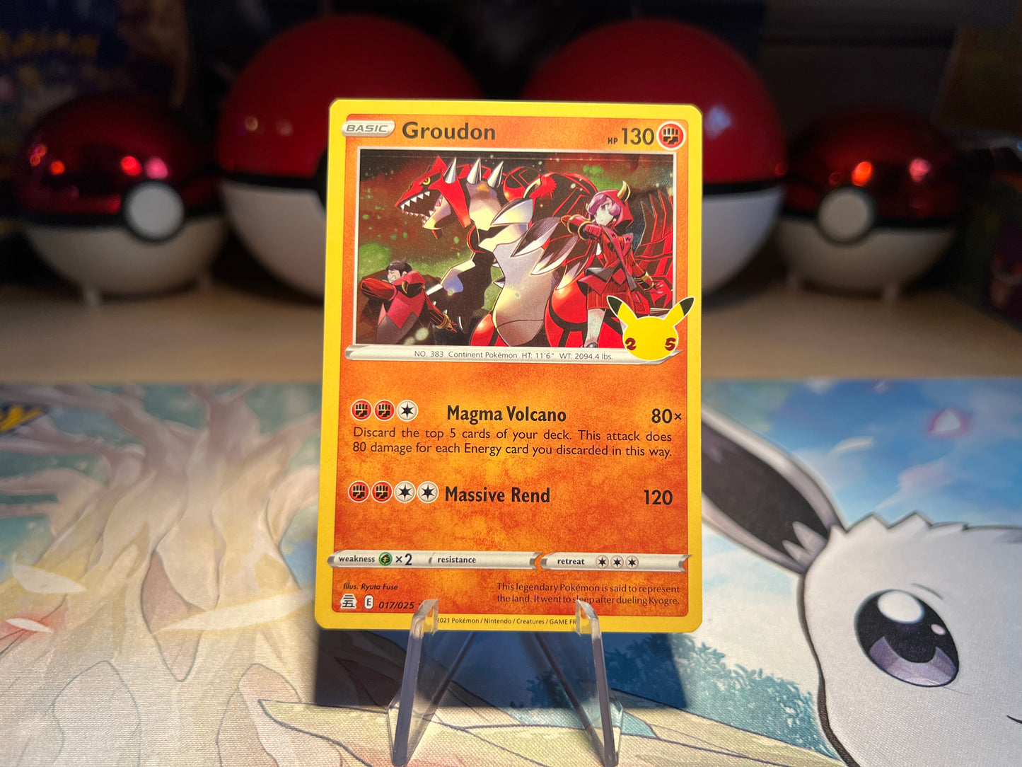 Pokemon Card Holo Groudon (Listing #181)