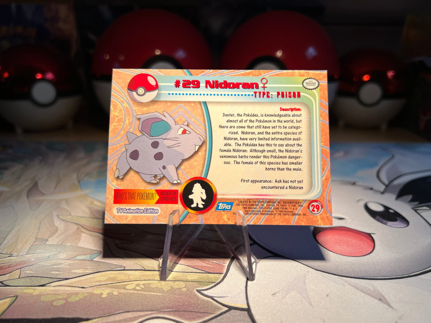 Pokemon Nidoran Topps Card (Listing #239)