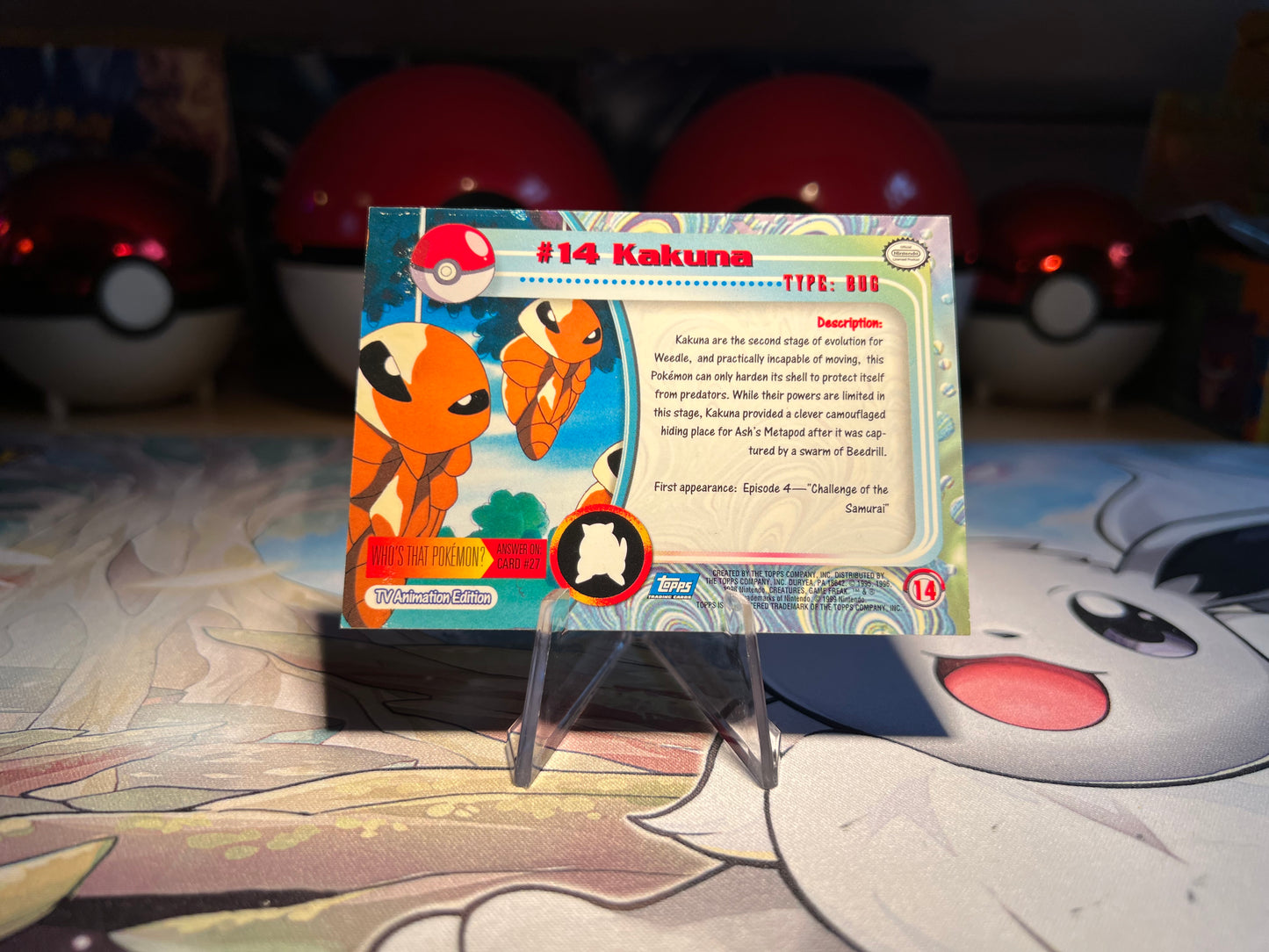 Pokemon Kakuna Topps Card (Listing #241)