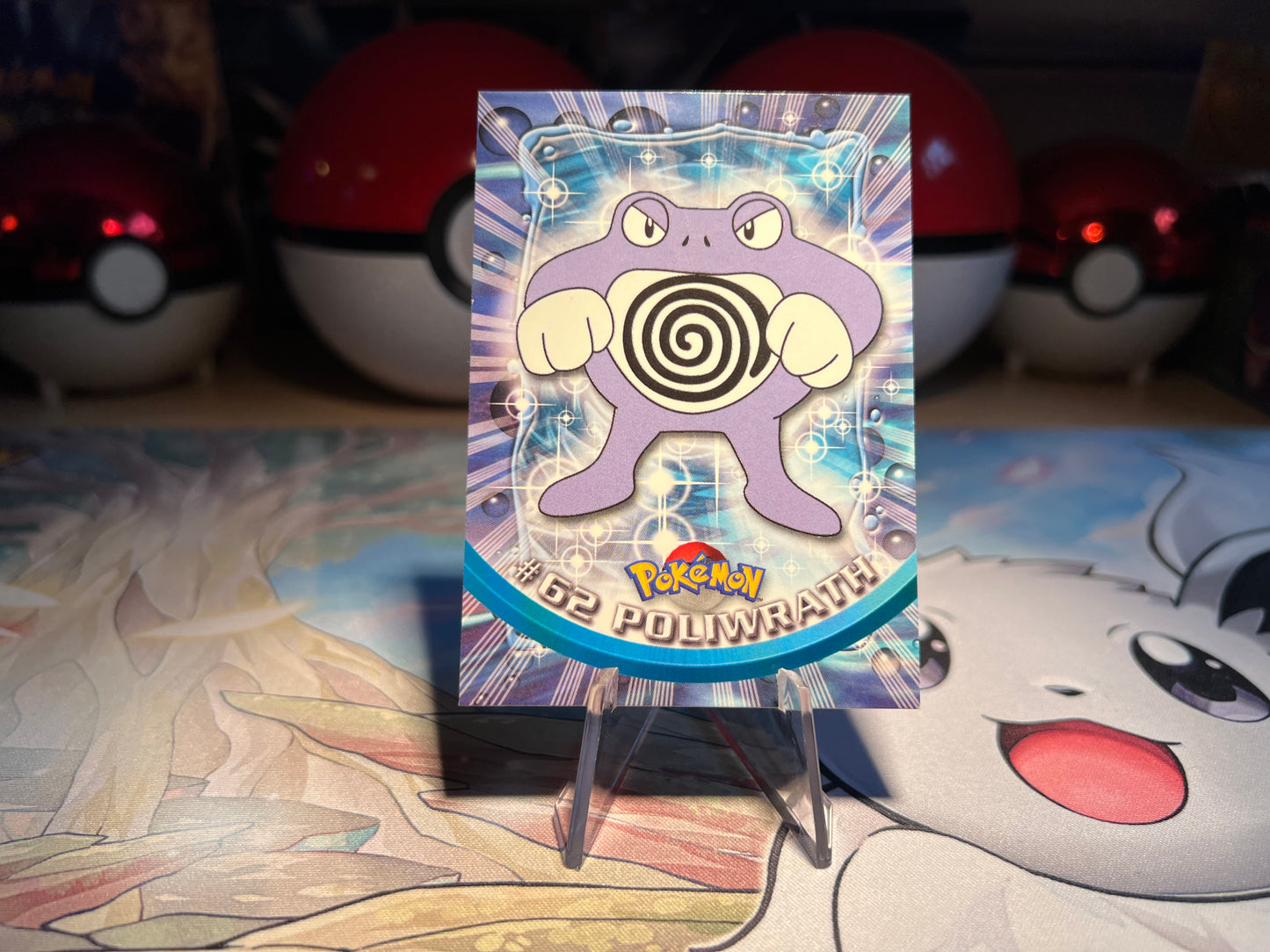 Pokemon Poliwrath Topps Card (Listing #242)