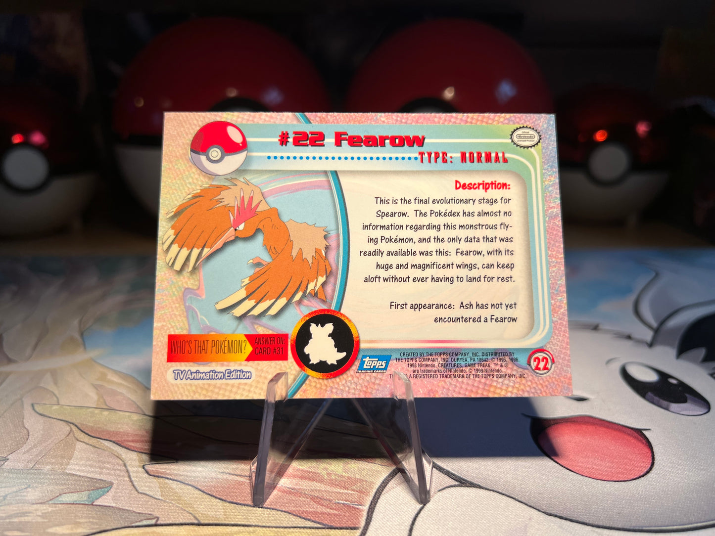Pokemon Fearow Topps Card (Listing #253)