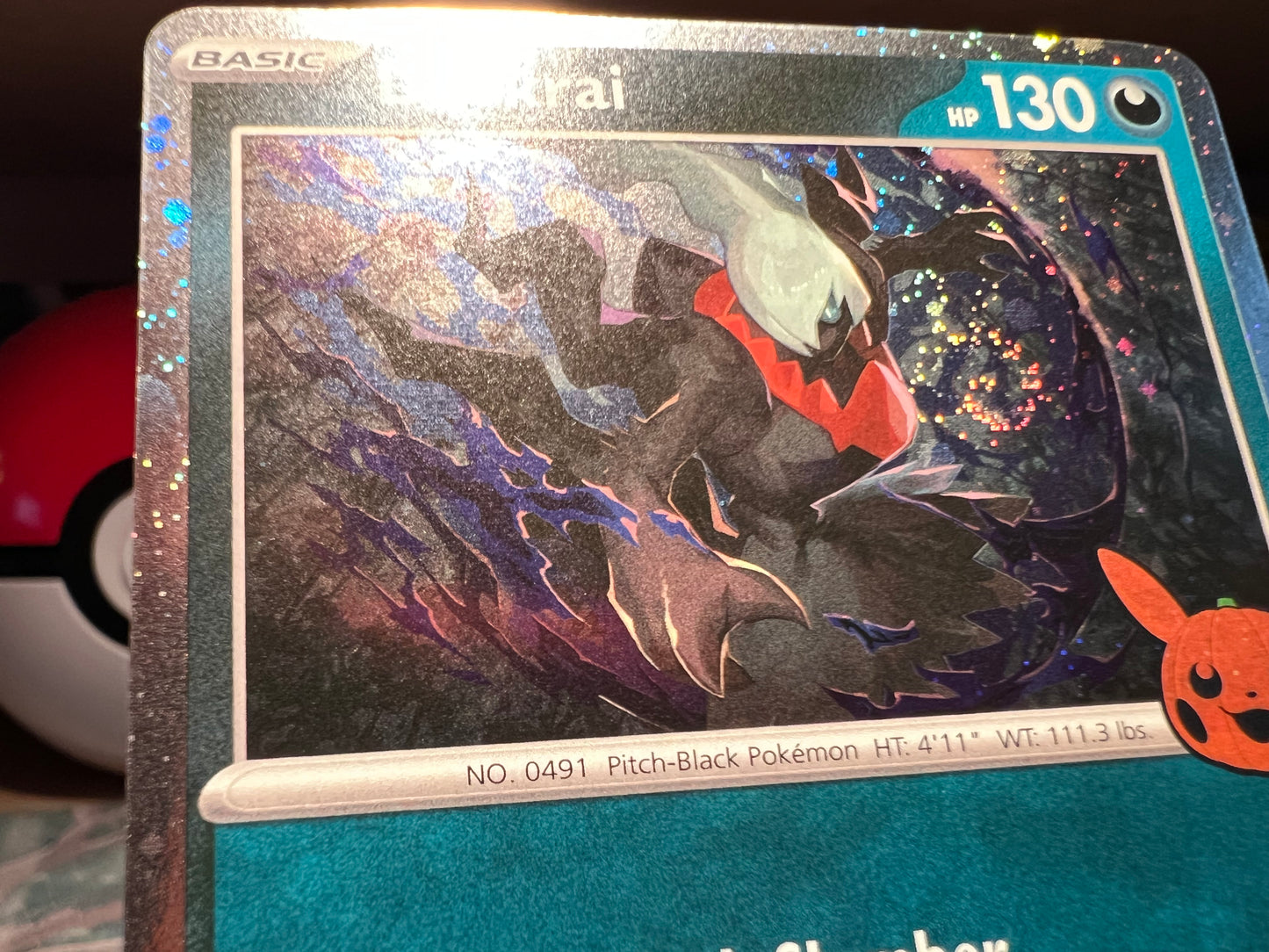 Pokemon Card Holo Swirl Darkrai (Listing #286)