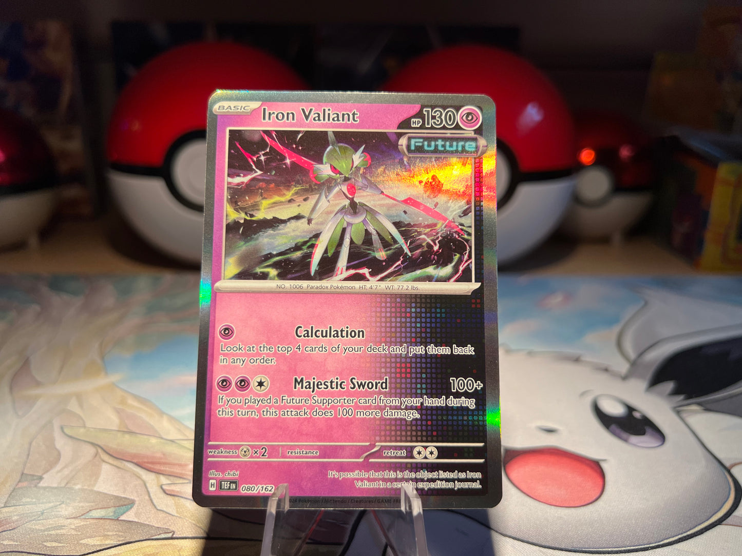Pokemon Card Holo Iron Valiant (Listing #325)