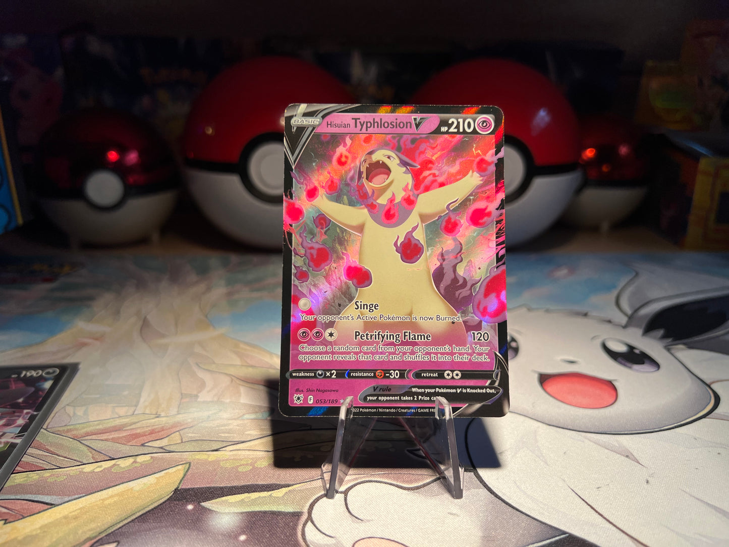Pokemon Card Hisuian Typhlosion V (Listing #372)