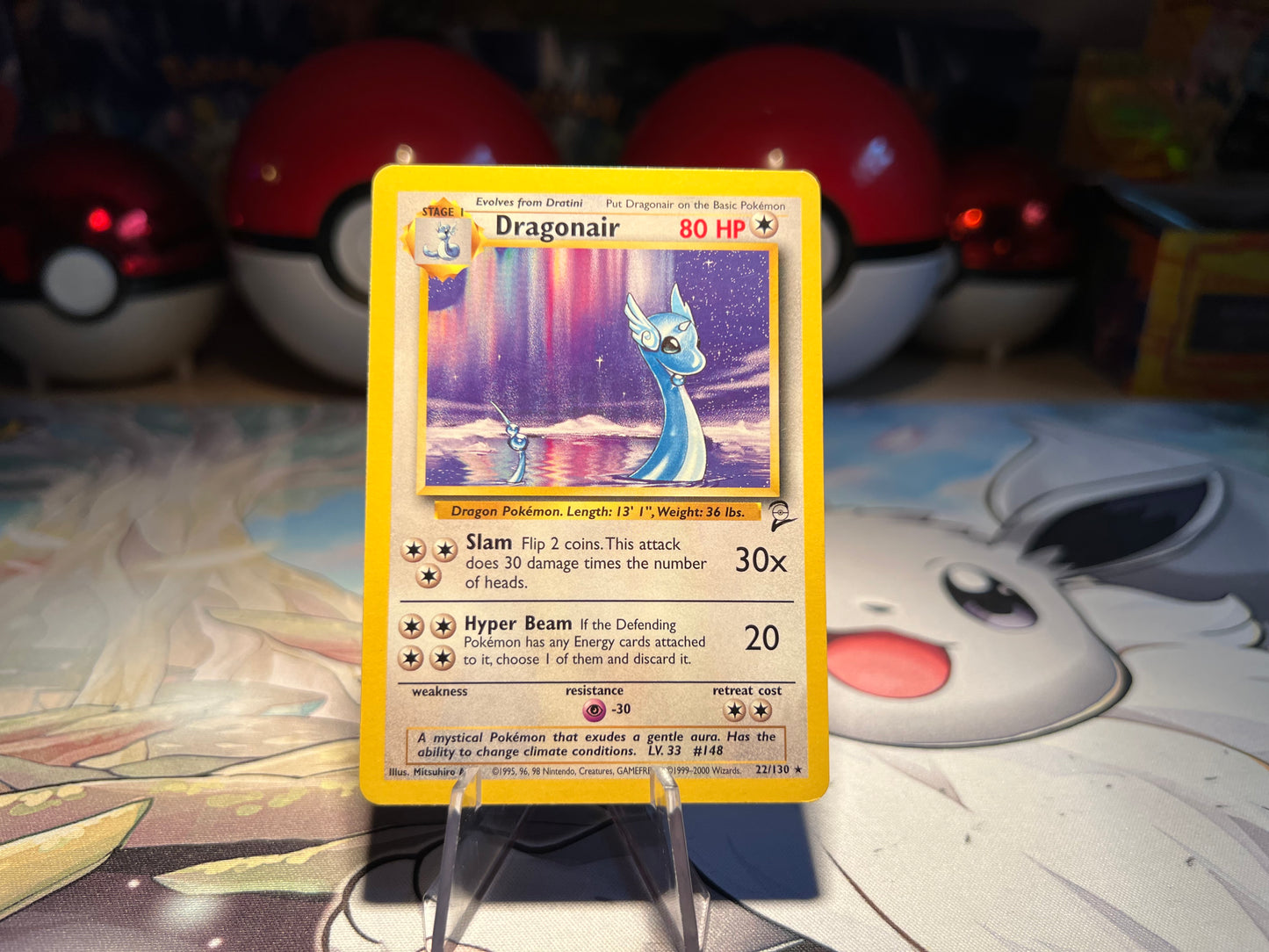 Pokemon Card Base Set 2 Dragonair (Listing #388)
