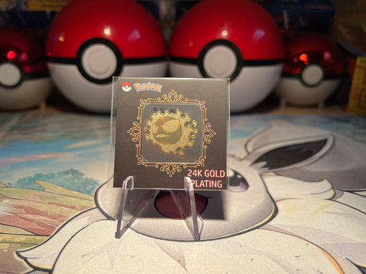 Pokemon 24K Gold Plated Gastly Sticker (Listing #411)