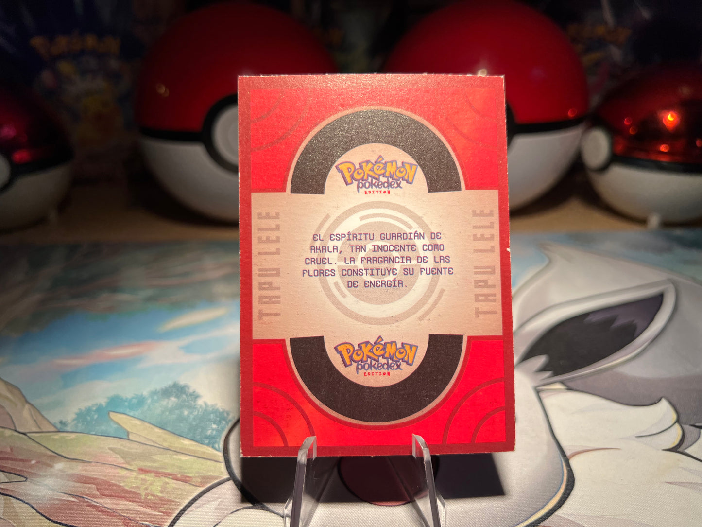 Pokemon Holo Tapu-Lele Pokedex Card (Listing #577)