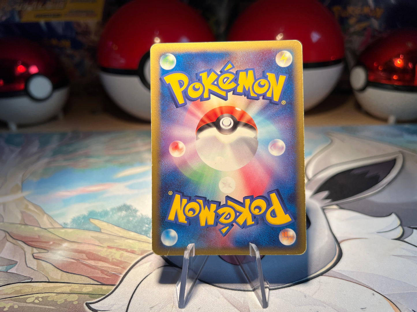 Pokemon Card Holo Swirl Huntail (Listing #588)
