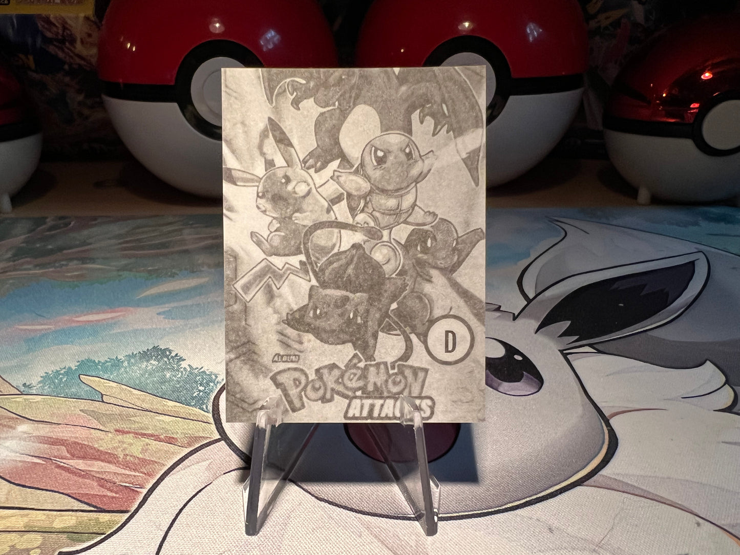 Pokemon Attack Holo Gary Sticker (Listing #598)