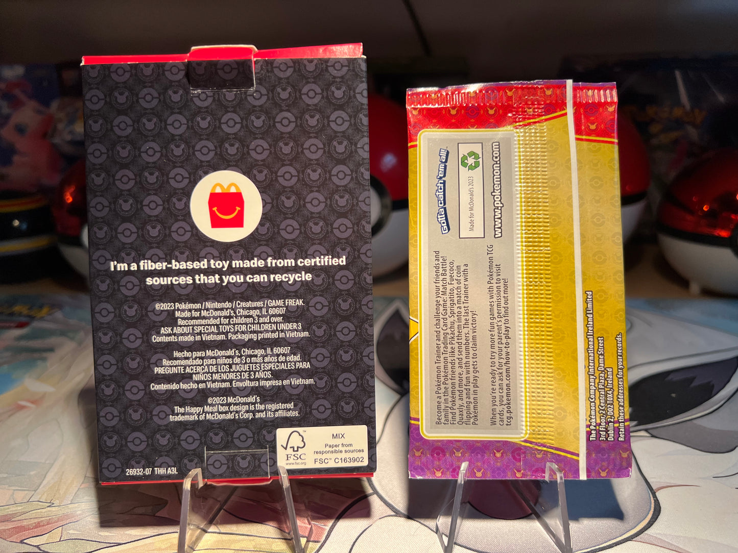 Pokemon Sealed McDonalds Happy Meal Booster Pack