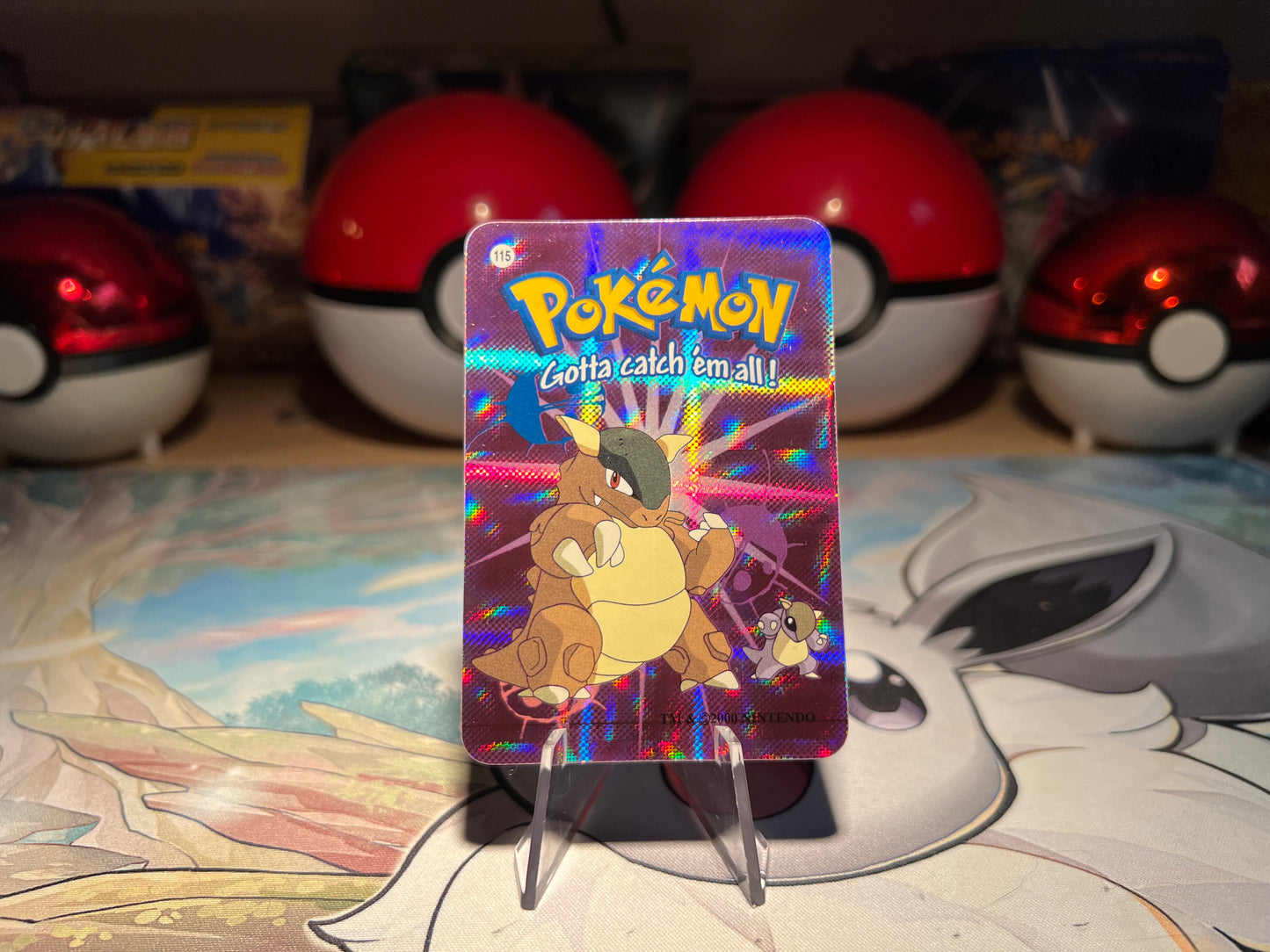 Pokemon Kangaskhan Prism Sticker (Listing #611)