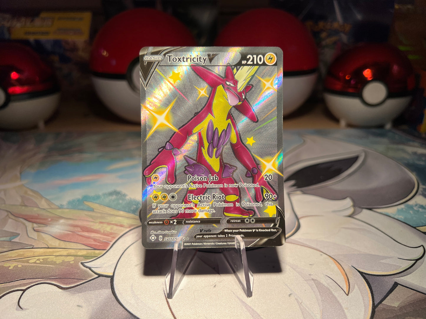 Pokemon Card Shiny Toxtricity V Full Art (Listing #619)