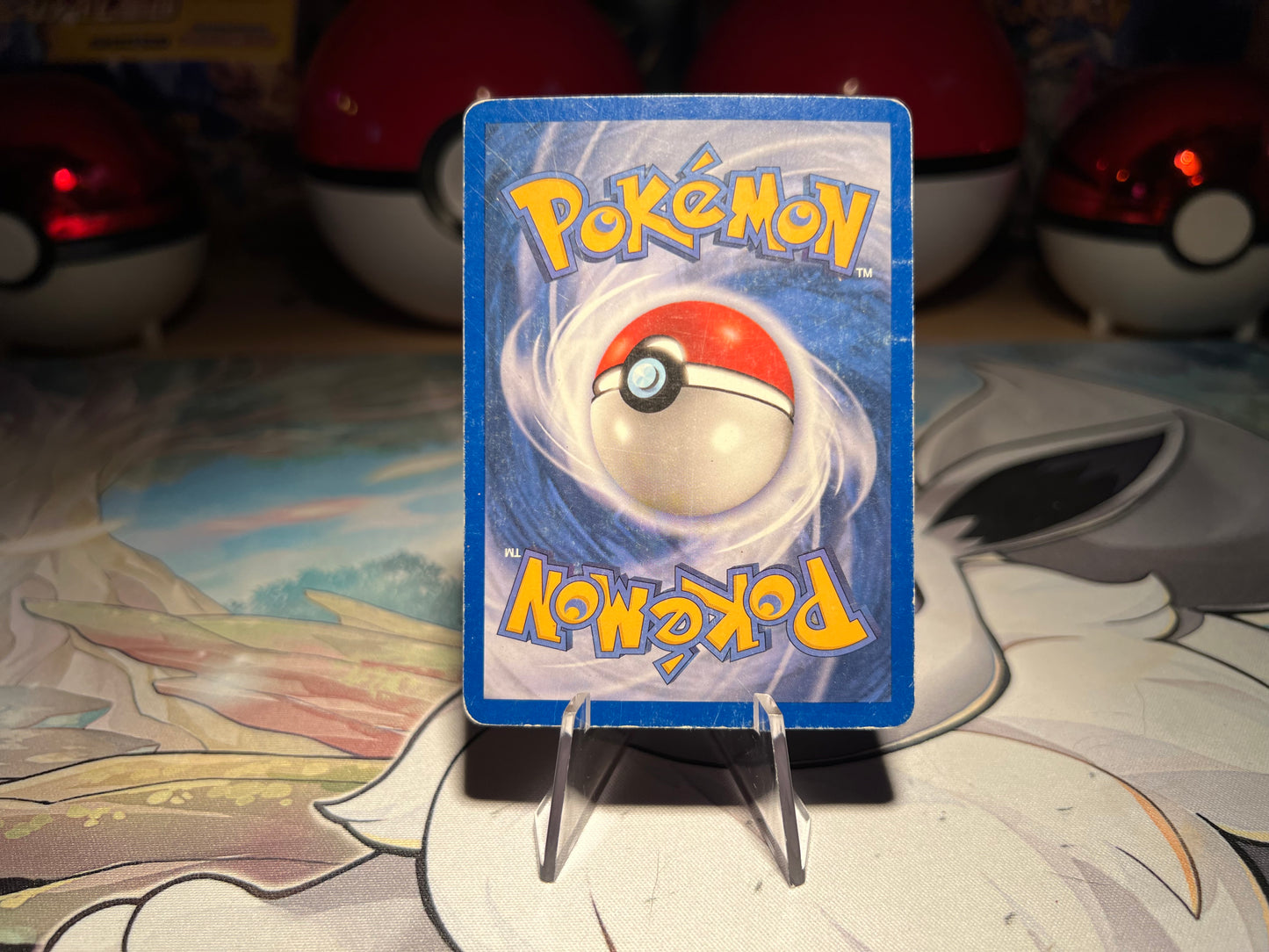 Pokemon Card Holo Linoone EReader (Damaged)(Listing #629)