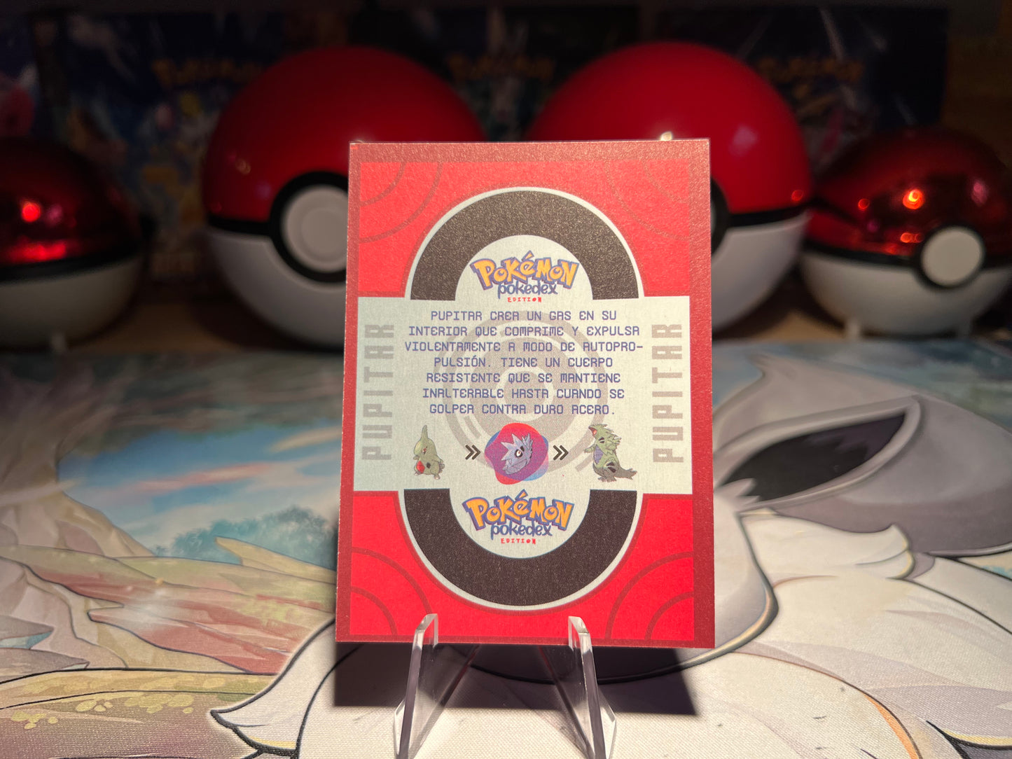 Pokemon Pupitar Pokedex Card (Listing #679)