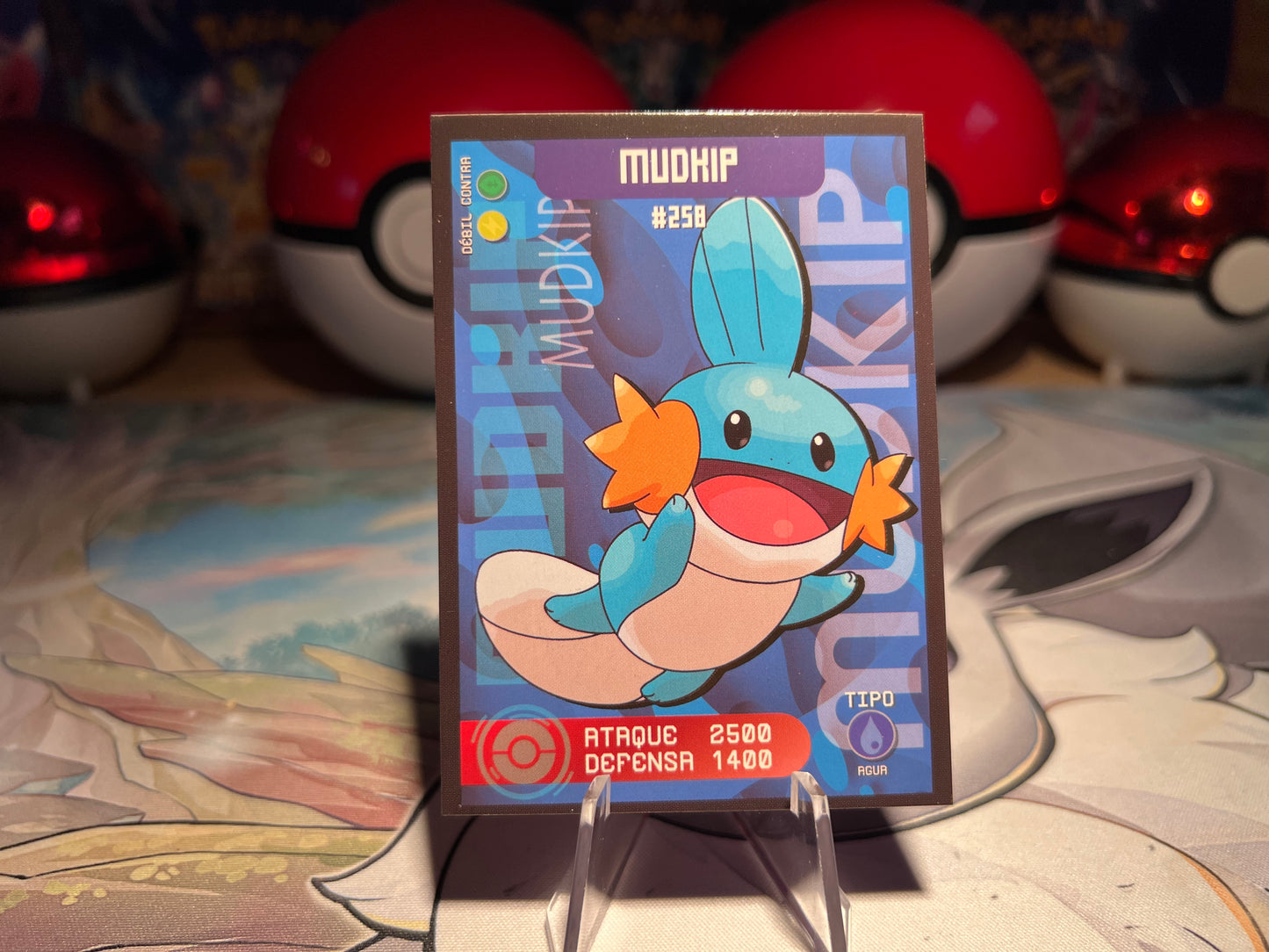 Pokemon Mudkip Pokedex Card (Listing #680)