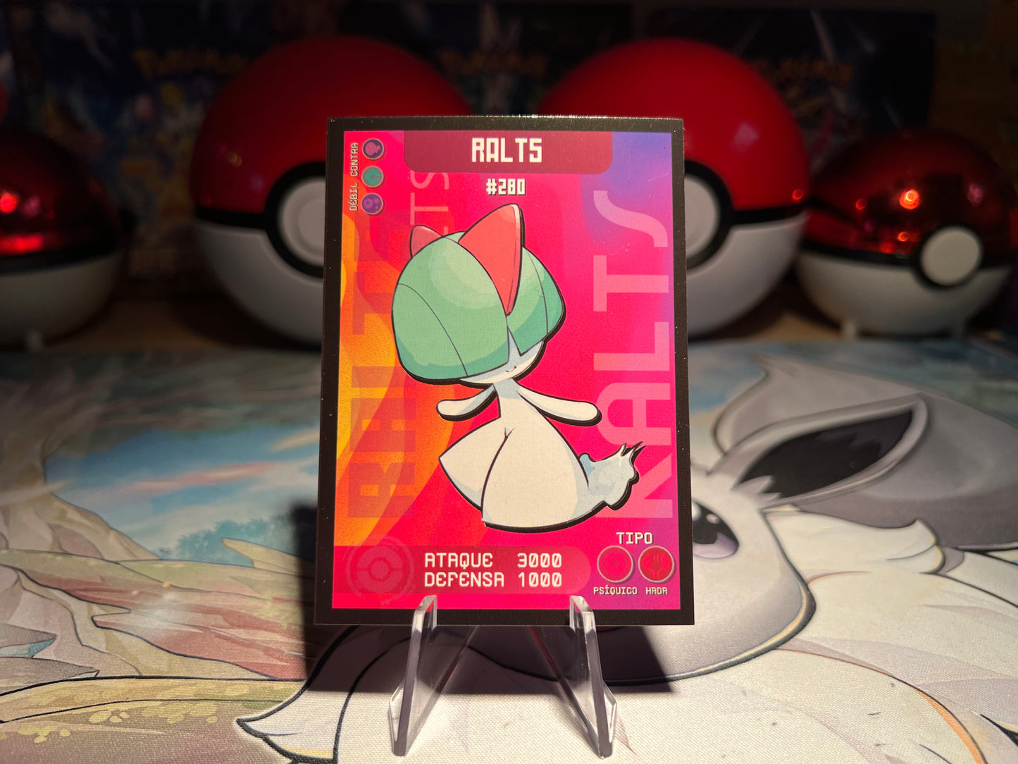 Pokemon Ralts Pokedex Card (Listing #681)