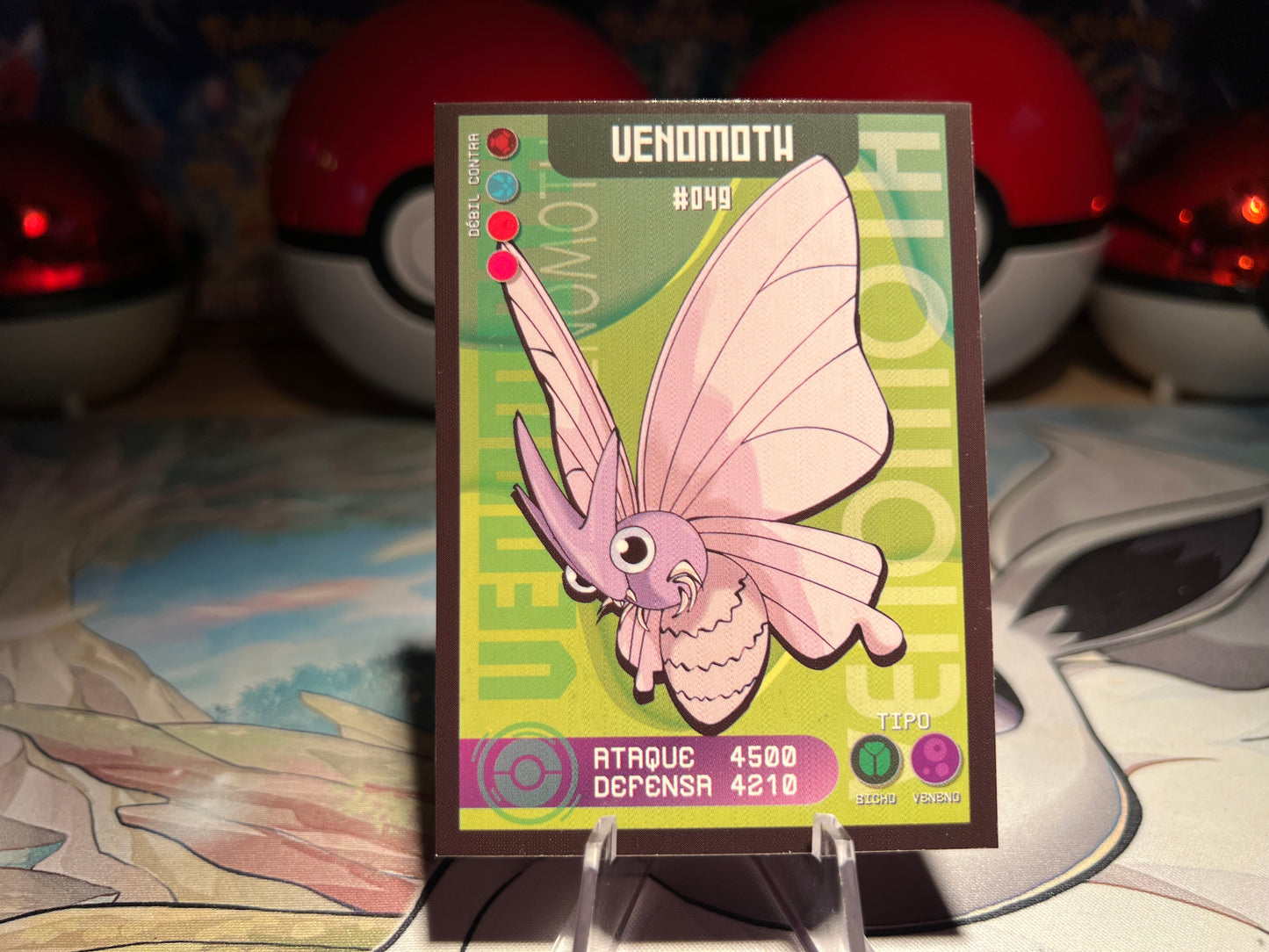 Pokemon Venomoth Pokedex Card (Listing #687)
