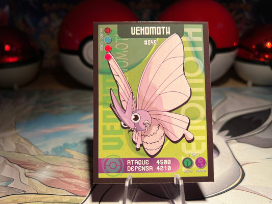 Pokemon Venomoth Pokedex Card (Listing #687)