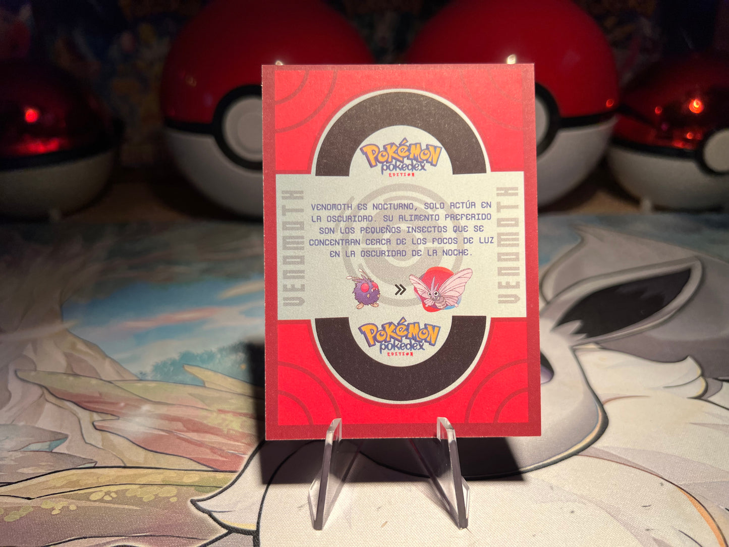 Pokemon Venomoth Pokedex Card (Listing #687)