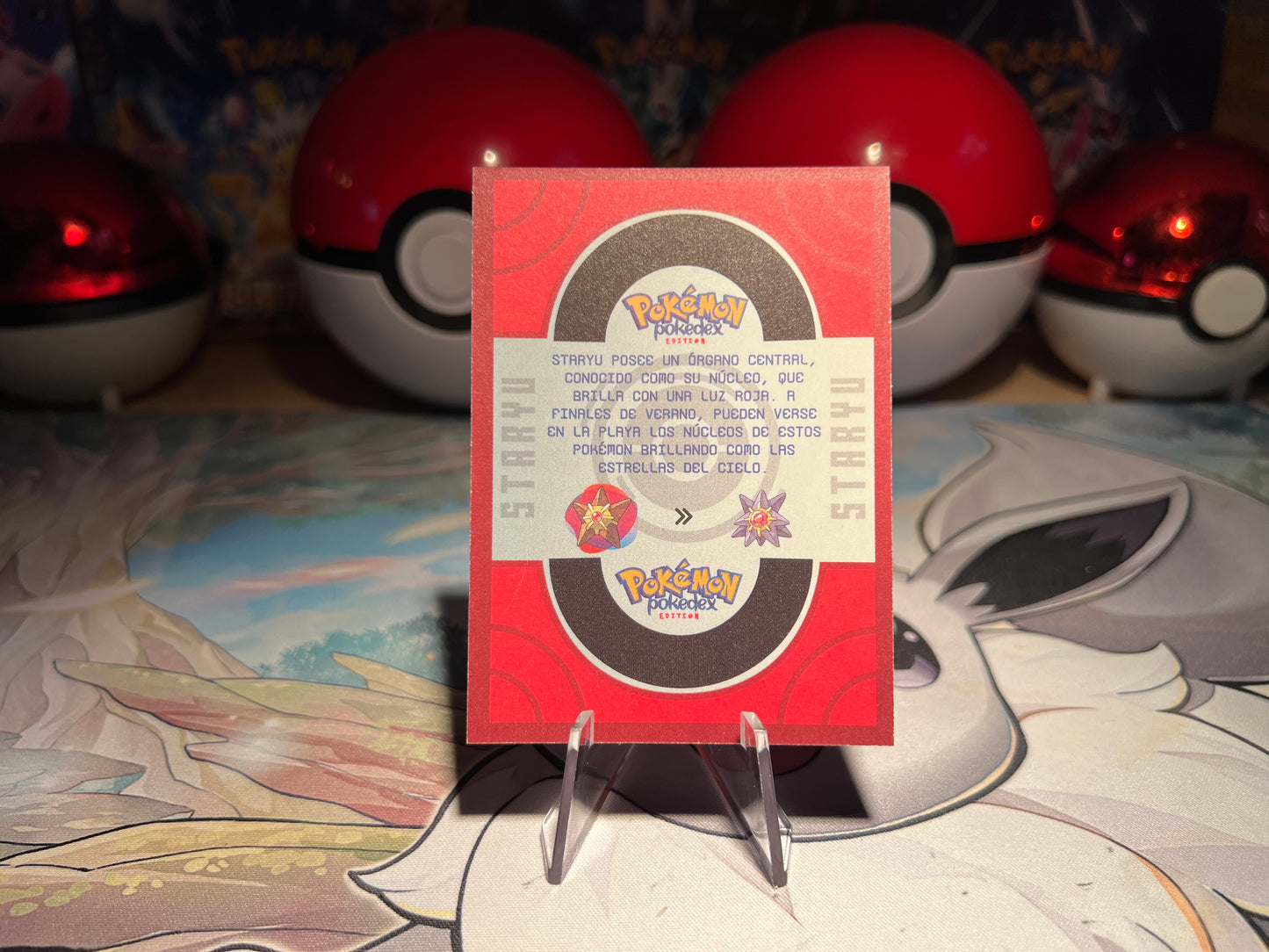 Pokemon Staryu Pokedex Card (Listing #688)