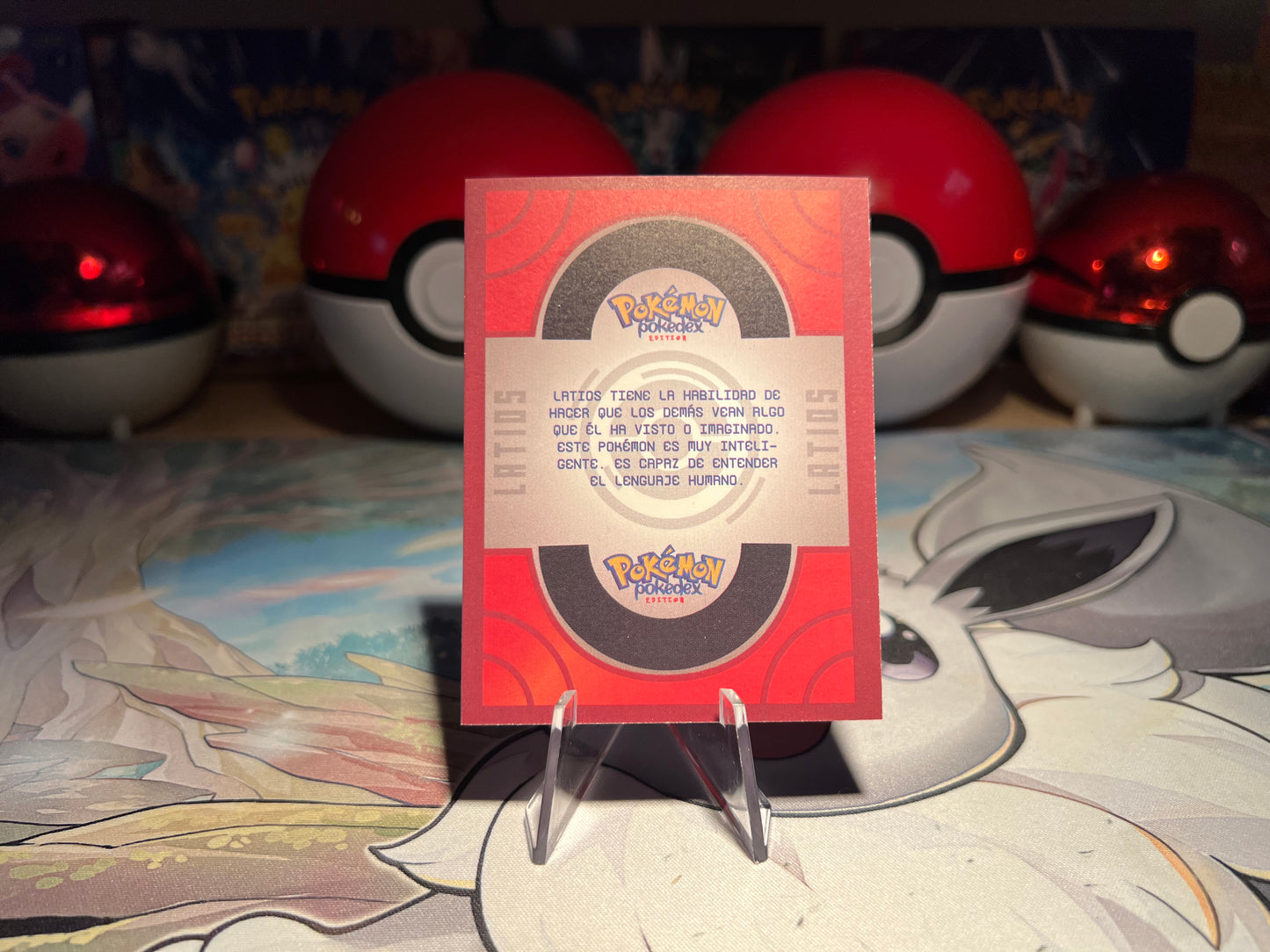 Pokemon Holo Latios Pokedex Card (Listing #690)