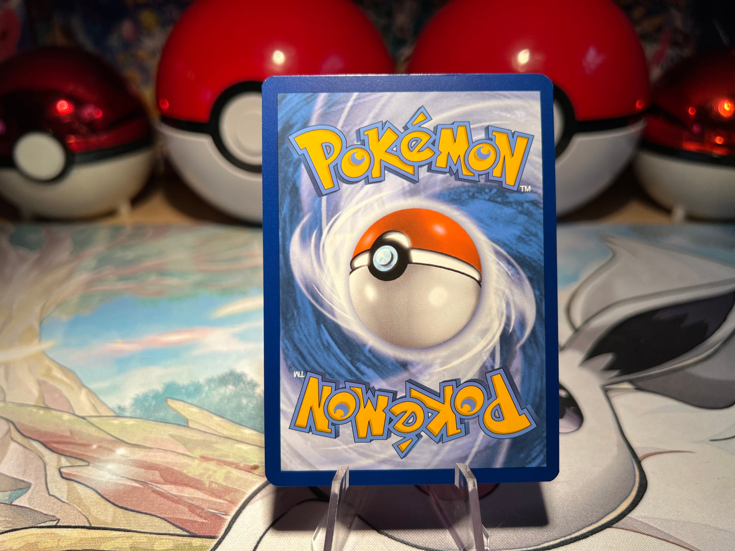 Pokemon Card Holo Promo Abra with DOUBLE SWIRL!! (Listing #709)