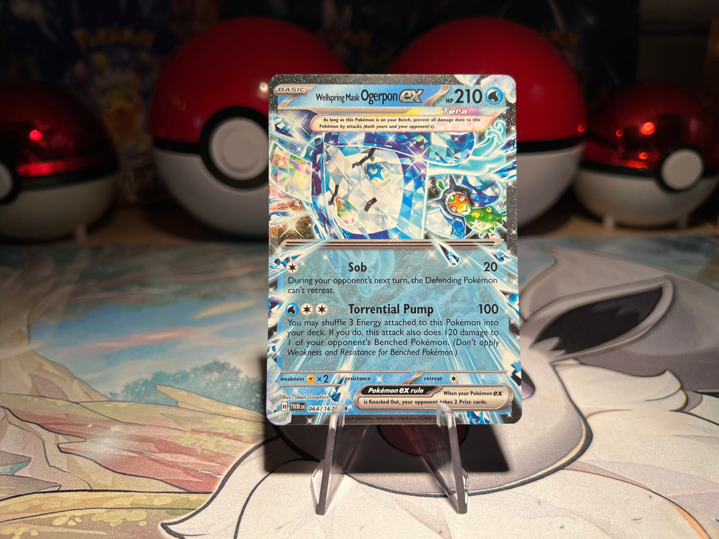 Pokemon Card Wellspring Mask Ogerpon EX (Listing #725)