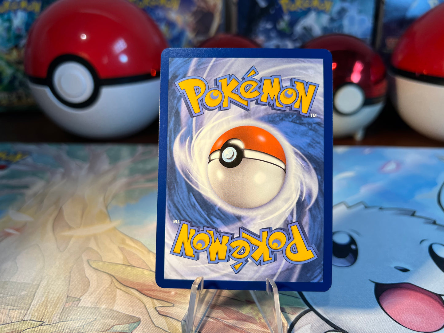 Pokemon Card Pokeball Trainer Carmine Holo (Listing #761)