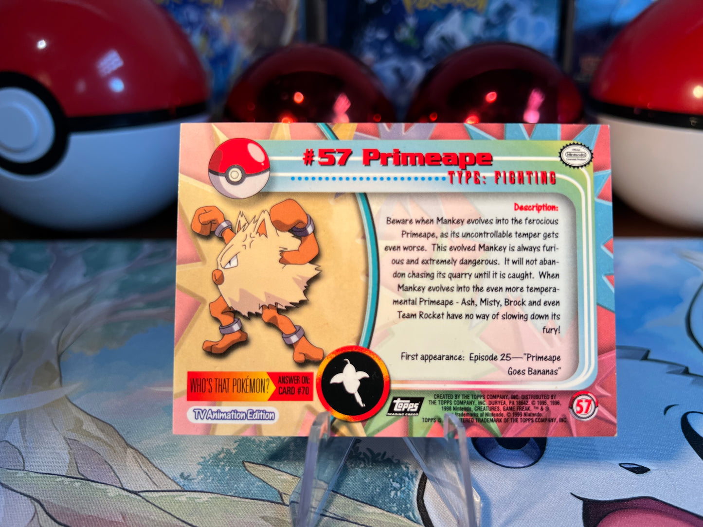 Pokemon Card Topps Primape (Listing #767)
