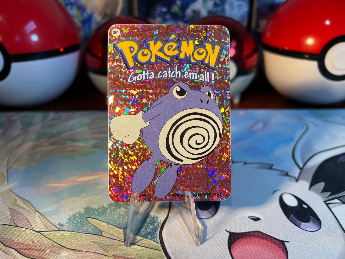 Pokemon Poliwrath Prism Sticker Card (Listing #778)