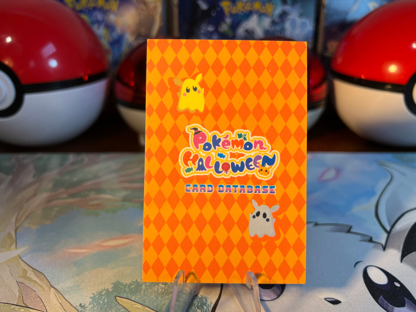 Pokemon Holo Munna Halloween Database Card (Listing #782)
